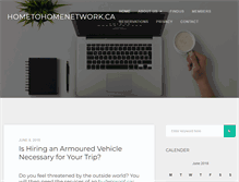 Tablet Screenshot of hometohomenetwork.ca